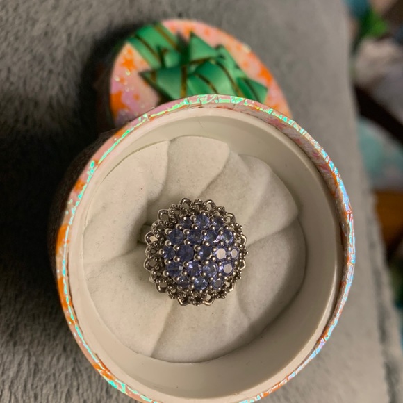 Sterling silver Genuine AA tanzanite ring 925 - Picture 3 of 9